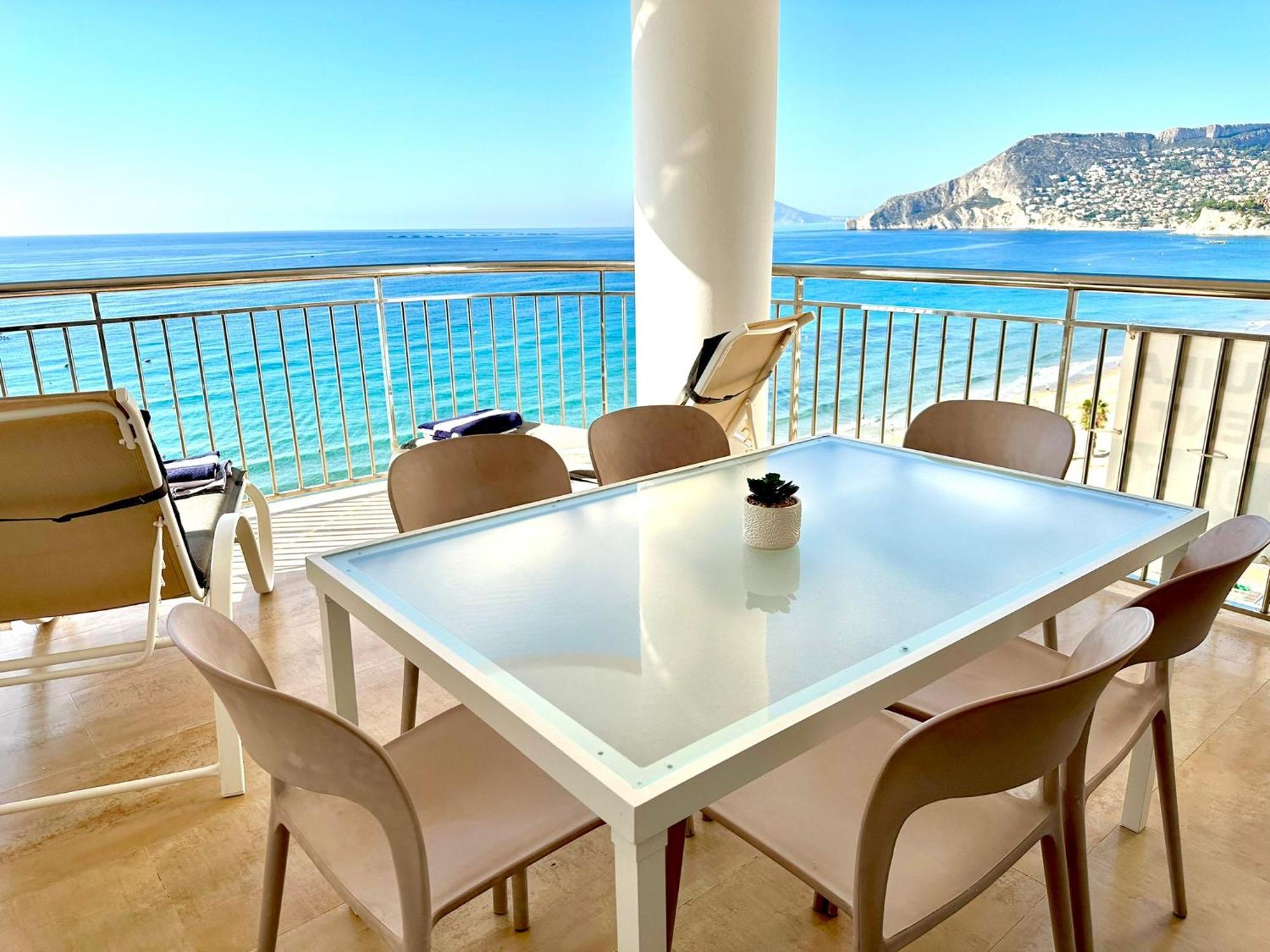 Porto Azul 10A Frontal Penon & Sea View First Line Arenal Beach Calp Exterior foto