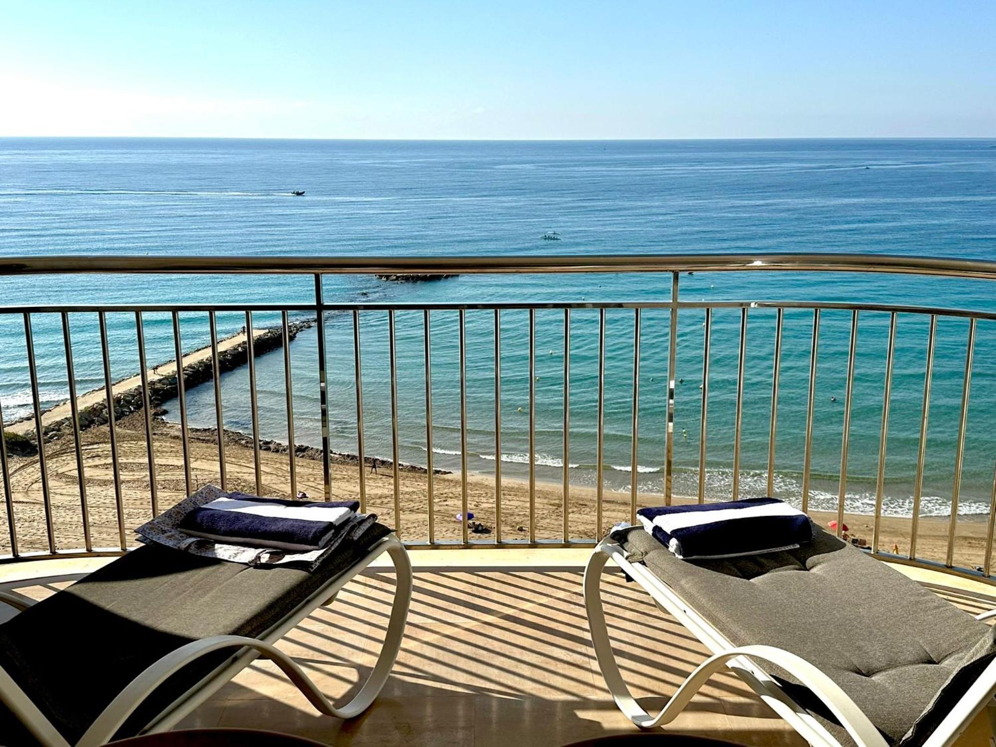 Porto Azul 10A Frontal Penon & Sea View First Line Arenal Beach Calp Exterior foto